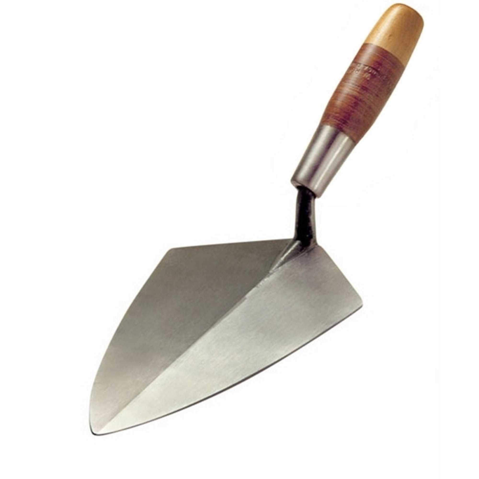 Kraft Tool RO321-10 10" Wide Heel Brick Trowel w/Leather Handle